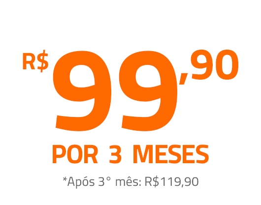 R$ 99,90 por 3 meses